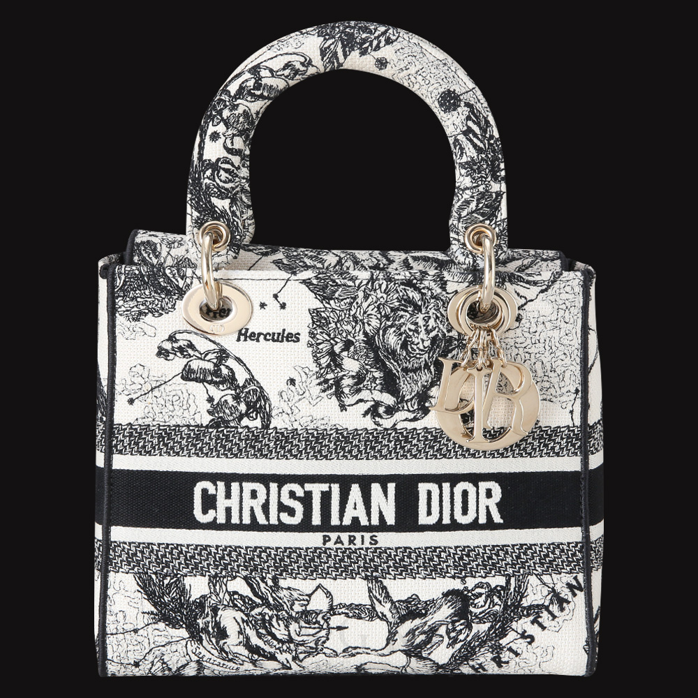 CHRISTIAN DIOR(USED)크리스찬디올 레이디 D Lite 미디엄 백